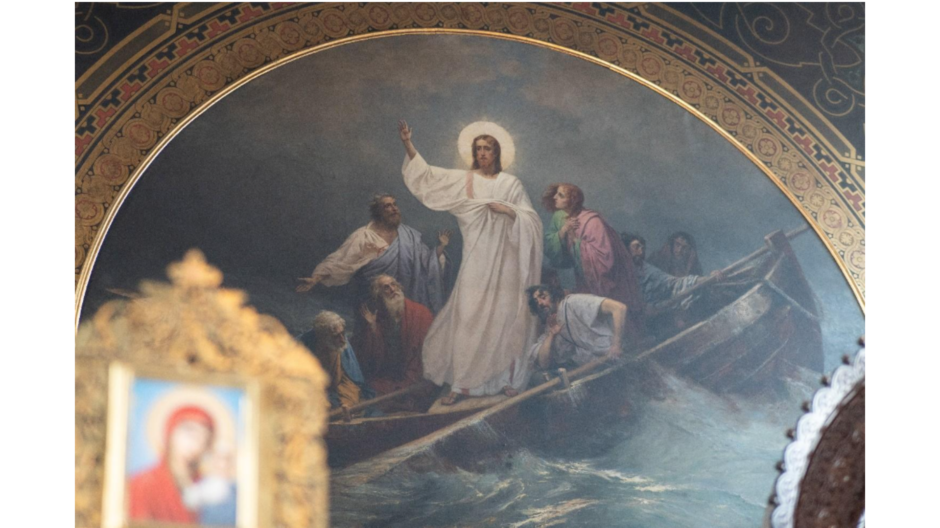 Kristus der går på vandet